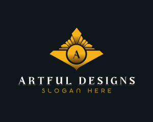 Elegant Art Deco Ornament logo design