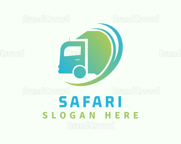 Cargo Truck Delivery Logo