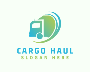 Cargo Truck Delivery logo design