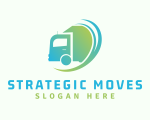 Cargo Truck Delivery logo design