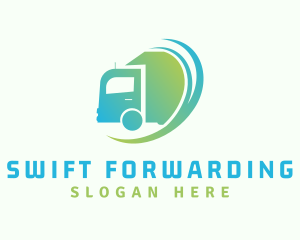 Cargo Truck Delivery logo design