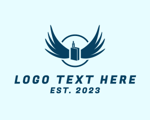 Mod - Vape Cigarette Wings logo design