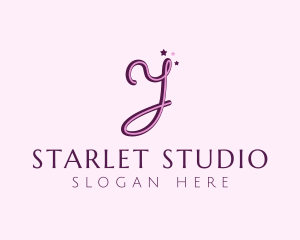 Actress - Star Magic Letter Y logo design