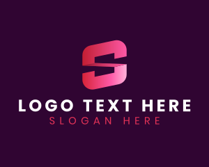 Firm - Tech Agency Media Letter S logo design