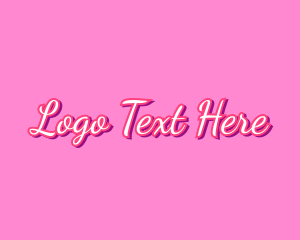 Trendy - Fashion Cursive Wordmark logo design