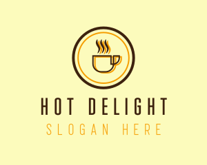 Hot Coffee Mug  logo design