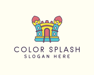 Colorful Castle Fort logo design