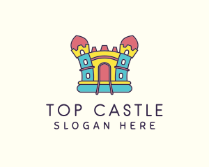 Colorful Castle Fort logo design