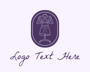 Purple Dress Mannequin logo design