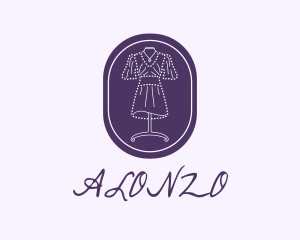 Purple Dress Mannequin logo design