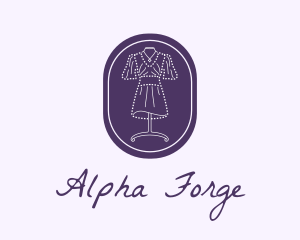 Purple Dress Mannequin logo design