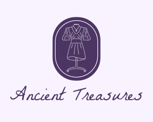 Purple Dress Mannequin logo design