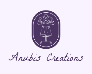 Purple Dress Mannequin logo design