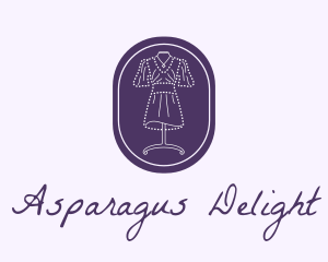 Purple Dress Mannequin logo design