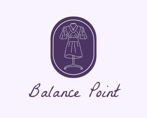 Purple Dress Mannequin logo design