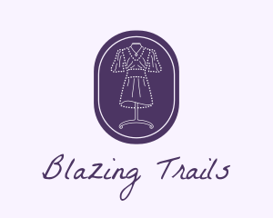 Purple Dress Mannequin logo design