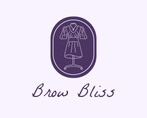 Purple Dress Mannequin logo design