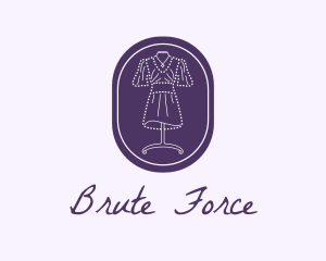 Purple Dress Mannequin logo design