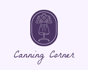 Purple Dress Mannequin logo design