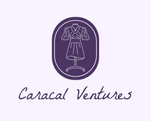 Purple Dress Mannequin logo design