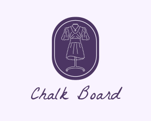 Purple Dress Mannequin logo design