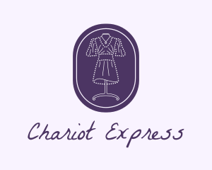 Purple Dress Mannequin logo design