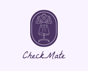 Purple Dress Mannequin logo design