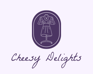 Purple Dress Mannequin logo design