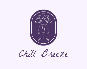 Purple Dress Mannequin logo design