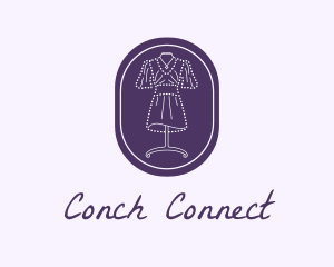 Purple Dress Mannequin logo design