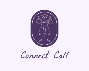 Purple Dress Mannequin logo design