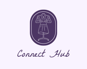 Purple Dress Mannequin logo design