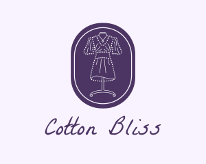 Purple Dress Mannequin logo design