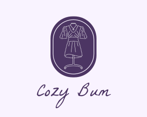 Purple Dress Mannequin logo design