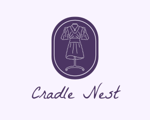 Purple Dress Mannequin logo design