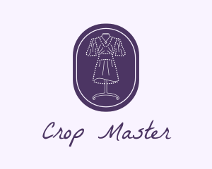 Purple Dress Mannequin logo design