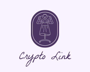 Purple Dress Mannequin logo design