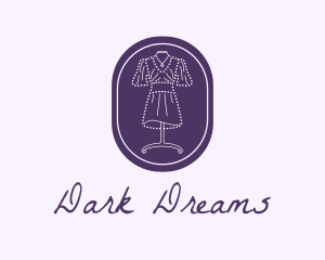 Purple Dress Mannequin logo design