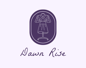 Purple Dress Mannequin logo design