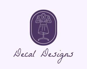 Purple Dress Mannequin logo design