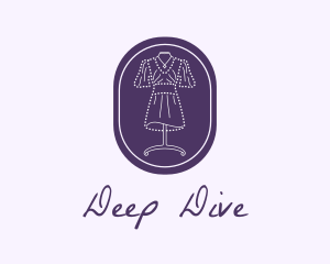 Purple Dress Mannequin logo design