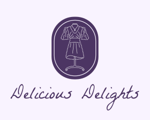 Purple Dress Mannequin logo design