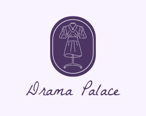 Purple Dress Mannequin logo design