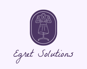 Purple Dress Mannequin logo design