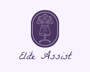 Purple Dress Mannequin logo design