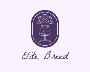 Purple Dress Mannequin logo design