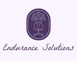 Purple Dress Mannequin logo design