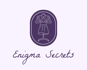 Purple Dress Mannequin logo design