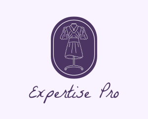 Purple Dress Mannequin logo design