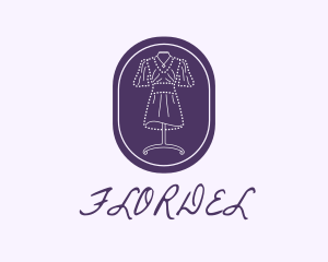 Purple Dress Mannequin logo design